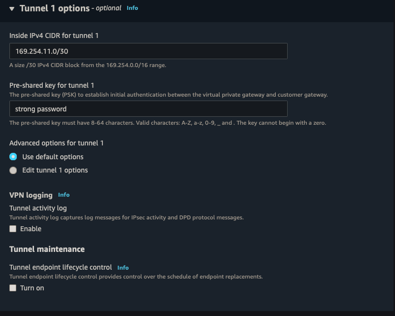 Site to Site config-c
