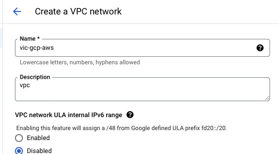 VPC config-a